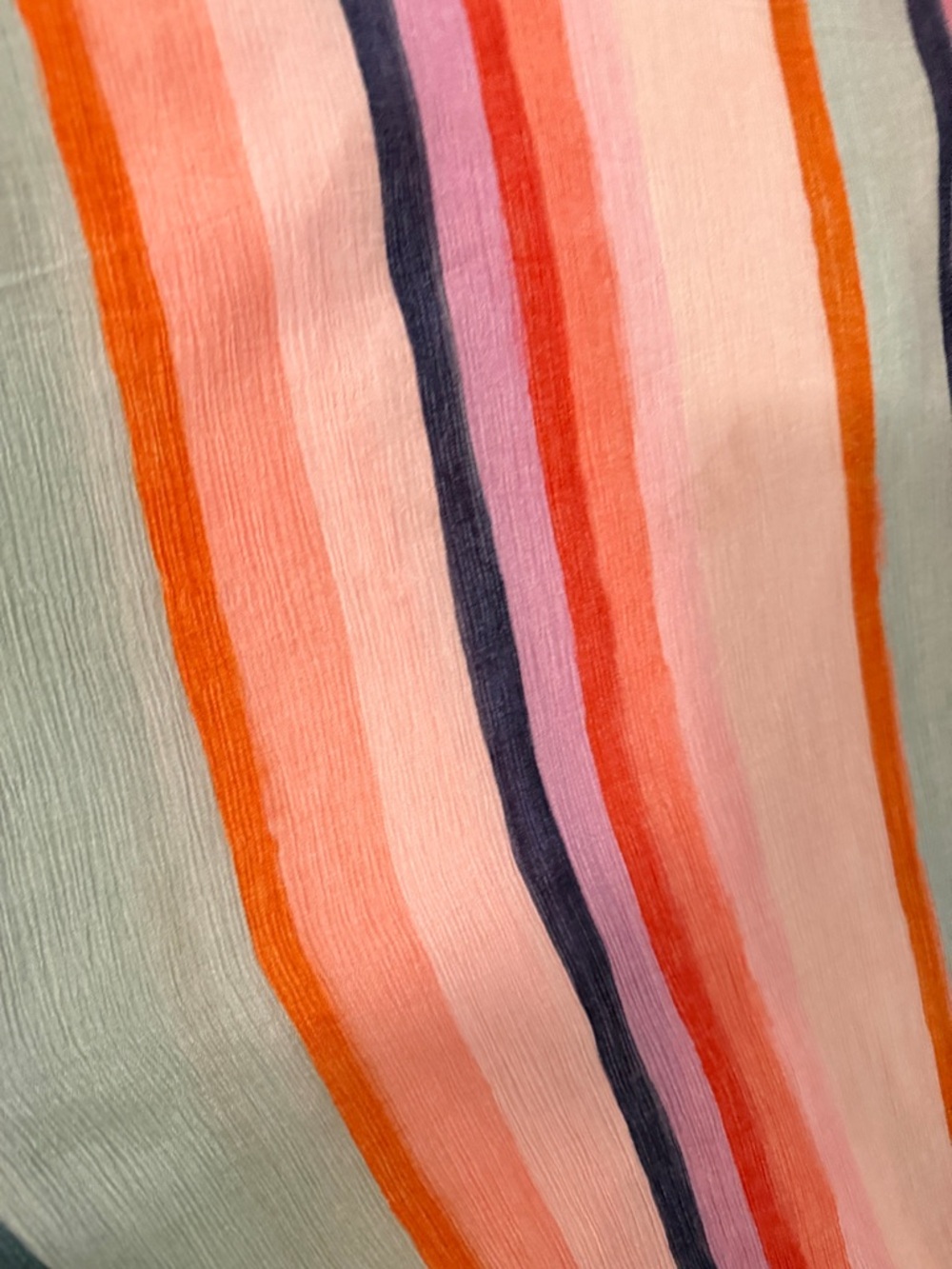 Soft Surroundings Aruba Caftan Striped Embroidered Maxi Dress Gauzy Resort Vacay - Picture 9 of 15